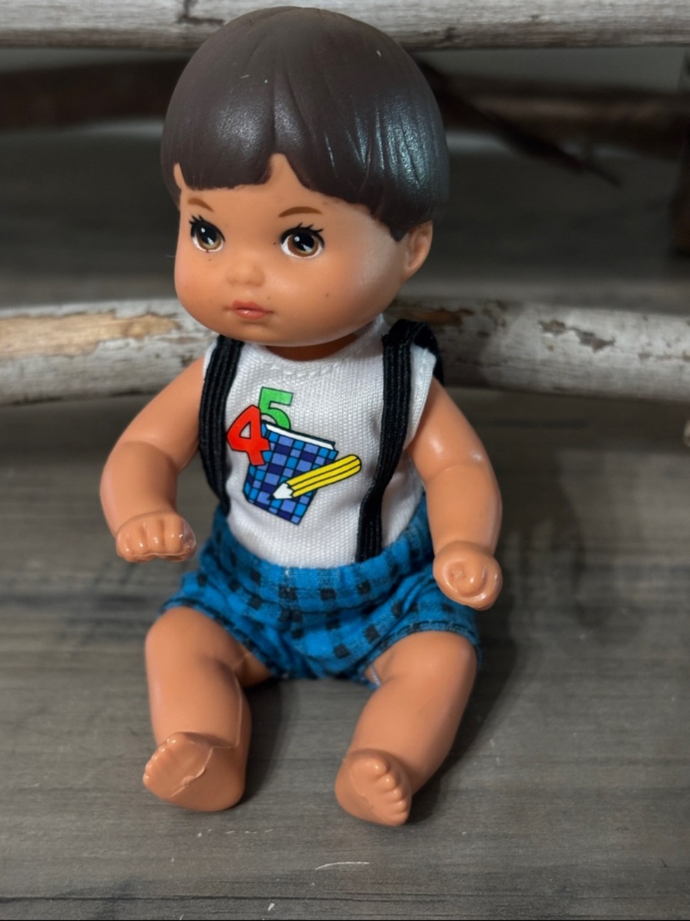 Mattel Barbie Vintage Back To School BOY Doll 1976 INDONESIA W/ Original Cloths